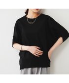 【アンタイトル/UNTITLED】のドルマンカットソー 人気、トレンドファッション・服の通販 founy(ファニー) ファッション Fashion レディースファッション Fashion for Women トップス・カットソー Cut & Sew Tops カットソー・ベーシックTシャツ Cut-and-Sewn Tops / Stretch Tees & Basics カットソー Cut and Sewn Top シルケット Silket, Silky Cotton thumbnail ブラック|ID: prp329100004746509 ipo3291000000034314657