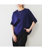 【アンタイトル/UNTITLED】のドルマンカットソー 人気、トレンドファッション・服の通販 founy(ファニー) ファッション Fashion レディースファッション Fashion for Women トップス・カットソー Cut & Sew Tops カットソー・ベーシックTシャツ Cut-and-Sewn Tops / Stretch Tees & Basics カットソー Cut and Sewn Top シルケット Silket, Silky Cotton thumbnail ブルー|ID: prp329100004746509 ipo3291000000034314658