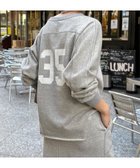 【ドゥドゥ/DouDou】の【インフルエンサーOKOCHI企画】裏毛ナンバリングプルオーバー 人気、トレンドファッション・服の通販 founy(ファニー) ファッション Fashion レディースファッション Fashion for Women トップス・カットソー Cut & Sew Tops カジュアルプルオーバー・ニットトップス Pullovers & Knit Tops / Casual Pullovers インナー Innerwear ヴィンテージ Vintage Style シンプル Simple, Minimal スマート Smart, Elegant セットアップ Set-Up, Coordinated Outfit 雑誌 Magazine, Fashion Magazine バランス Balance, Style Balance プリント Print, Printed Pattern モチーフ Motif, Design Theme レース Lace, Lace Fabric ロング Long, Long-Length A/W・秋冬 Autumn/Winter 冬 Winter / This Winter 再入荷 Restock / Back in Stock おすすめ Recommended / Our Picks 2025年 2025 2025-2026秋冬・A/W Autumn/Winter 2025–26 AW25–26 thumbnail グレー|ID: prp329100004746512 ipo3291000000035100218