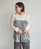 【ノッチ/notch】のクラッシュベロアキャミ 人気、トレンドファッション・服の通販 founy(ファニー) ファッション Fashion レディースファッション Fashion for Women トップス・カットソー Cut & Sew Tops キャミソール&ノースリーブ Camisoles & Sleeveless Tops ベロアトップス Velour Tops / Velvet-Look Items キャミソール Camisole, Spaghetti Strap Top クラッシュ Distressed, Crashed Style シンプル Simple, Minimal スウェット / スエット Sweatshirt, Sweatwear スリット Slit, Slit Detail ベロア Velour, Soft Velvet A/W・秋冬 Autumn/Winter thumbnail グレー|ID: prp329100004746517 ipo3291000000034486108