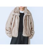 【ジーナシス/JEANASiS】のMIXカラーファーブルゾン 人気、トレンドファッション・服の通販 founy(ファニー) ファッション Fashion レディースファッション Fashion for Women アウター Coat / Outerwear Collection ブルゾンジャケット・スポーティアウター Blouson Jackets コンパクト Compact, Small Size バランス Balance, Style Balance ブルゾン Blouson, Bomber Jacket ボトム Bottoms, Lower Wear ランダム Random, Irregular ワイド Wide, Wide Fit 冬 Winter / This Winter thumbnail ライトベージュ|ID: prp329100004746564 ipo3291000000034786795