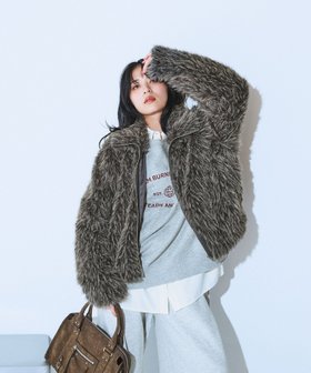 【ジーナシス/JEANASiS】のMIXカラーファーブルゾン 人気、トレンドファッション・服の通販 founy(ファニー) ファッション Fashion レディースファッション Fashion for Women アウター Coat / Outerwear Collection ブルゾンジャケット・スポーティアウター Blouson Jackets コンパクト Compact, Small Size バランス Balance, Style Balance ブルゾン Blouson, Bomber Jacket ボトム Bottoms, Lower Wear ランダム Random, Irregular ワイド Wide, Wide Fit 冬 Winter / This Winter |ID:prp329100004746564