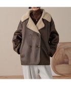 【ローリーズファーム/LOWRYS FARM】のムートンジャケット 人気、トレンドファッション・服の通販 founy(ファニー) ファッション Fashion レディースファッション Fashion for Women アウター Coat / Outerwear Collection レディースジャケット・軽アウター Jackets おすすめ Recommended / Our Picks スウェット / スエット Sweatshirt, Sweatwear ビンテージ Vintage, Retro Style フェイクレザー Faux Leather, PU Leather フェミニン Feminine, Girly ムートン Shearling, Mouton 冬 Winter / This Winter thumbnail ブラウン58|ID: prp329100004746596 ipo3291000000034607557