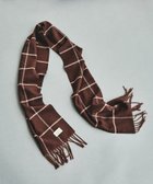 【ユナイテッドアローズ/UNITED ARROWS】のカシミヤ トラディショナル パターン マフラー DK.BROWN|ID: prp329100004746600 ipo3291000000034470811