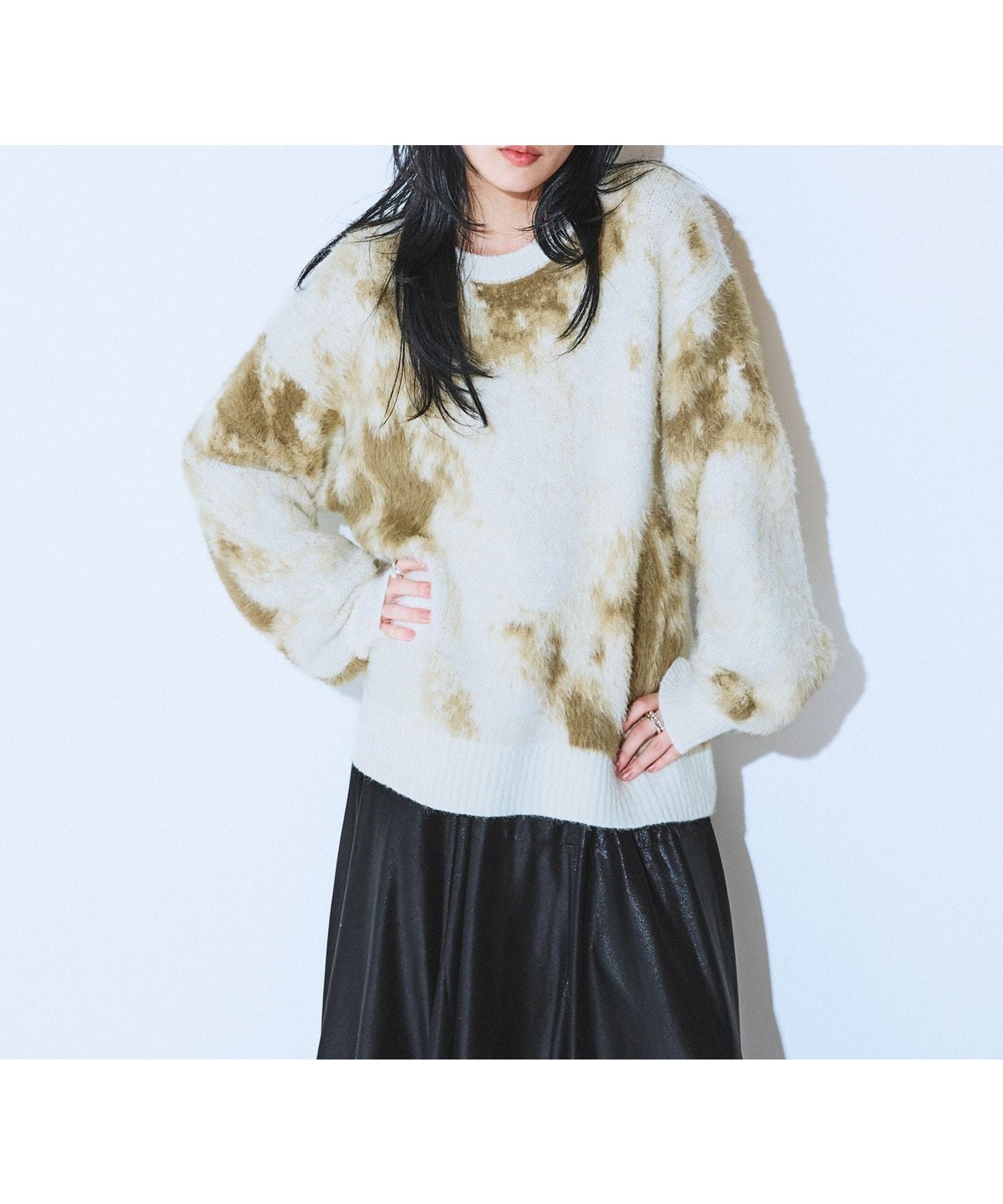 【ジーナシス/JEANASiS】のアニマルライクパターンプルオーバー インテリア・キッズ・メンズ・レディースファッション・服の通販 founy(ファニー) 　ファッション　Fashion　レディースファッション　Fashion for Women　トップス・カットソー　Cut & Sew Tops　カジュアルプルオーバー・ニットトップス　Pullovers & Knit Tops / Casual Pullovers　なめらか　Smooth, Silky Texture　ボトム　Bottoms, Lower Wear　ワイド　Wide, Wide Fit　ホワイト系その他|ID: prp329100004746610 ipo3291000000035209905