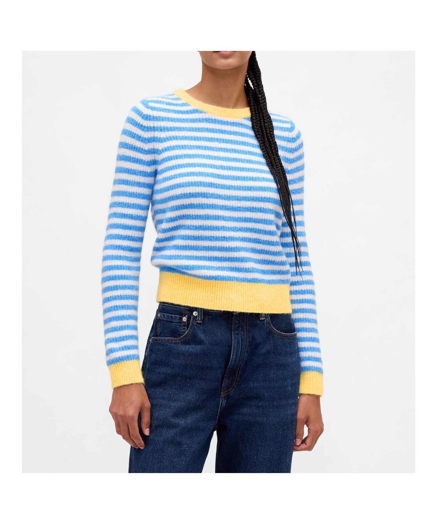 【ギャップ/GAP】のCashSoft カシミヤタッチ クルーネックセーター インテリア・キッズ・メンズ・レディースファッション・服の通販 founy(ファニー) ファッション Fashion レディースファッション Fashion for Women クラシック Classic, Timeless Style コレクション Collection, Seasonal Line ショート Short, Short Length ストレート Straight, Straight Cut セーター Sweater, Knitwear 長袖 Long Sleeve, Full Sleeve フィット Fit, Slim Fit リラックス Relax, Relaxed Fit BLUE_WHITE_STRIPE|ID: prp329100004746630 ipo3291000000034457381