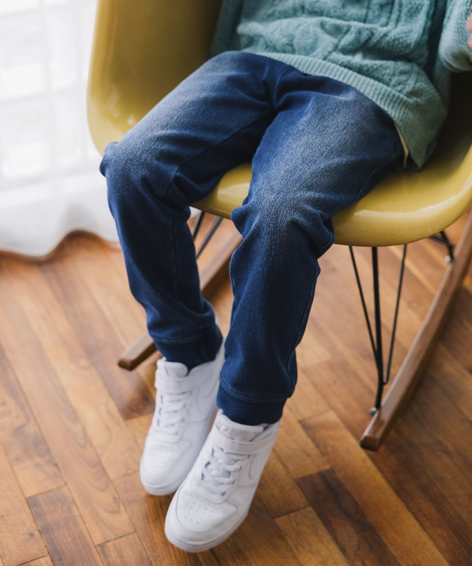 【グローバルワーク/GLOBAL WORK / KIDS】のあったかスゴラクストレッチデニムリブ/キッズ/581230 インテリア・キッズ・メンズ・レディースファッション・服の通販 founy(ファニー) ファッション Fashion キッズファッション Fashion for Kids おすすめ Recommended / Our Picks ストレッチ Stretch, Stretchy Fabric 濃色デニム88|ID: prp329100004746652 ipo3291000000034522489