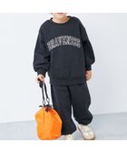 【デビロック/devirock / KIDS】の【普段着でもルームウェアでも】ぽかぽか裏起毛 カレッジロゴ セットアップ 25AW 人気、トレンドファッション・服の通販 founy(ファニー) ファッション Fashion キッズファッション Fashion for Kids スニーカー Sneakers, Trainers セットアップ Set-Up, Coordinated Outfit デニム Denim, Jeans Material トレーナー Sweatshirt, Trainer プリント Print, Printed Pattern おすすめ Recommended / Our Picks 2025年 2025 2025-2026秋冬・A/W Autumn/Winter 2025–26 AW25–26 thumbnail 002-ロゴ-ブラック|ID: prp329100004746678 ipo3291000000034404875