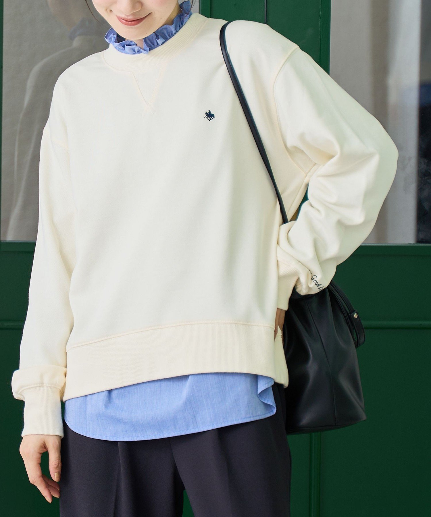 【コーエン/COEN】の【POLO BCS(ポロ・ビーシーエス)別注】 裏毛スウェット インテリア・キッズ・メンズ・レディースファッション・服の通販 founy(ファニー) ファッション Fashion レディースファッション Fashion for Women トップス・カットソー Cut & Sew Tops レディースパーカー・カジュアルフーディー Casual Hoodies & Sweatshirts スウェット・クルーネックトップス Sweatshirts & Crewnecks / Relaxed Fit Sweat Tops インナー Innerwear キャップ Cap, Baseball Cap コーデュロイ Corduroy, Cord Fabric スウェット / スエット Sweatshirt, Sweatwear スラックス Slacks, Dress Pants デニム Denim, Jeans Material ベーシック Basic, Essential 別注 Limited Edition, Custom Order OFF WHITE|ID: prp329100004746679 ipo3291000000034656474