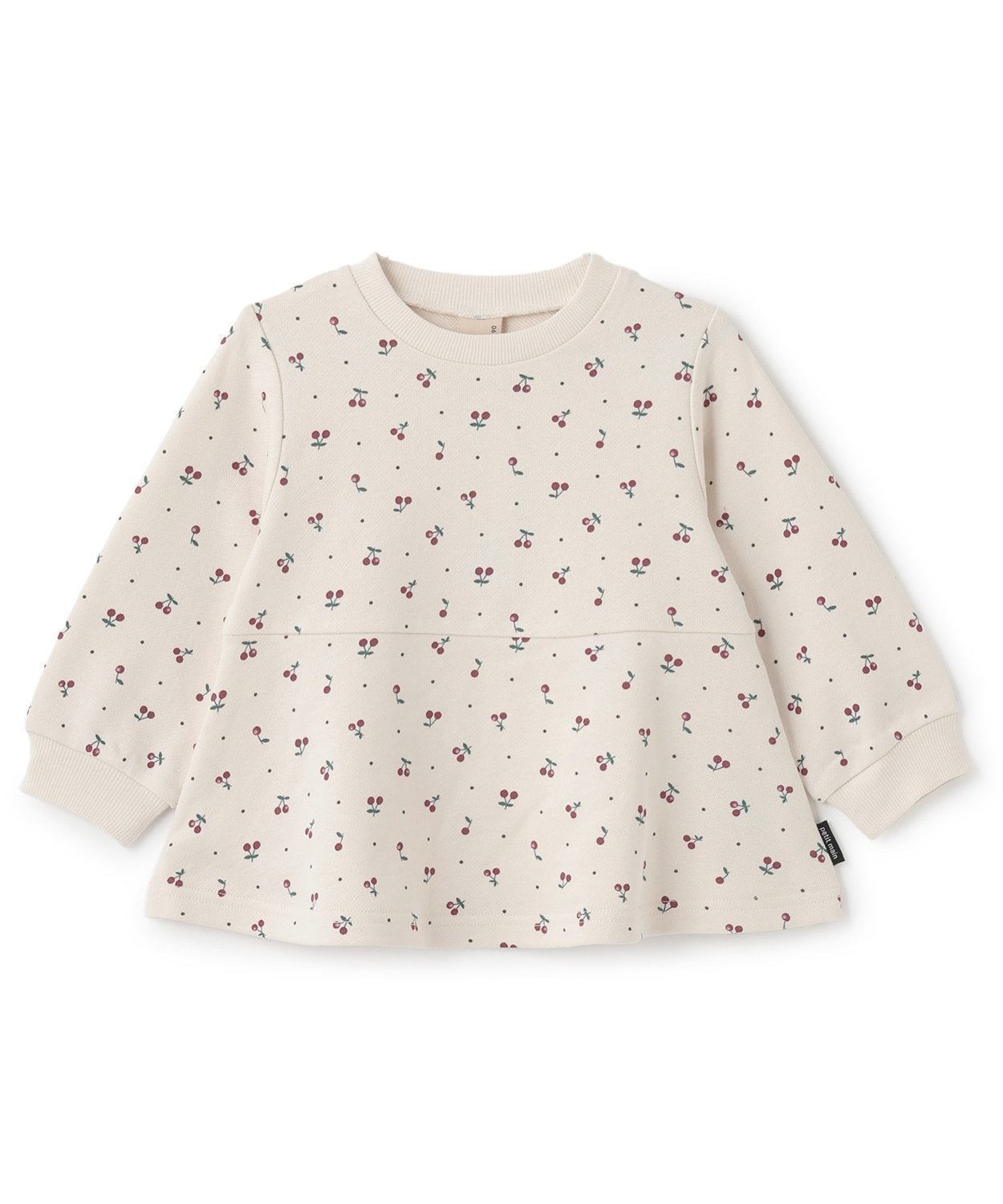 【ナルミヤ オンライン/NARUMIYA ONELINE / KIDS】の【プティプラ】GIRLSトレーナー インテリア・キッズ・メンズ・レディースファッション・服の通販 founy(ファニー) 　ファッション　Fashion　キッズファッション　Fashion for Kids　おすすめ　Recommended / Our Picks　シンプル　Simple, Minimal　トレーナー　Sweatshirt, Trainer　ポケット　Pocket, Pocket Detail　モチーフ　Motif, Design Theme　薄ベージュ|ID: prp329100004746684 ipo3291000000035158242