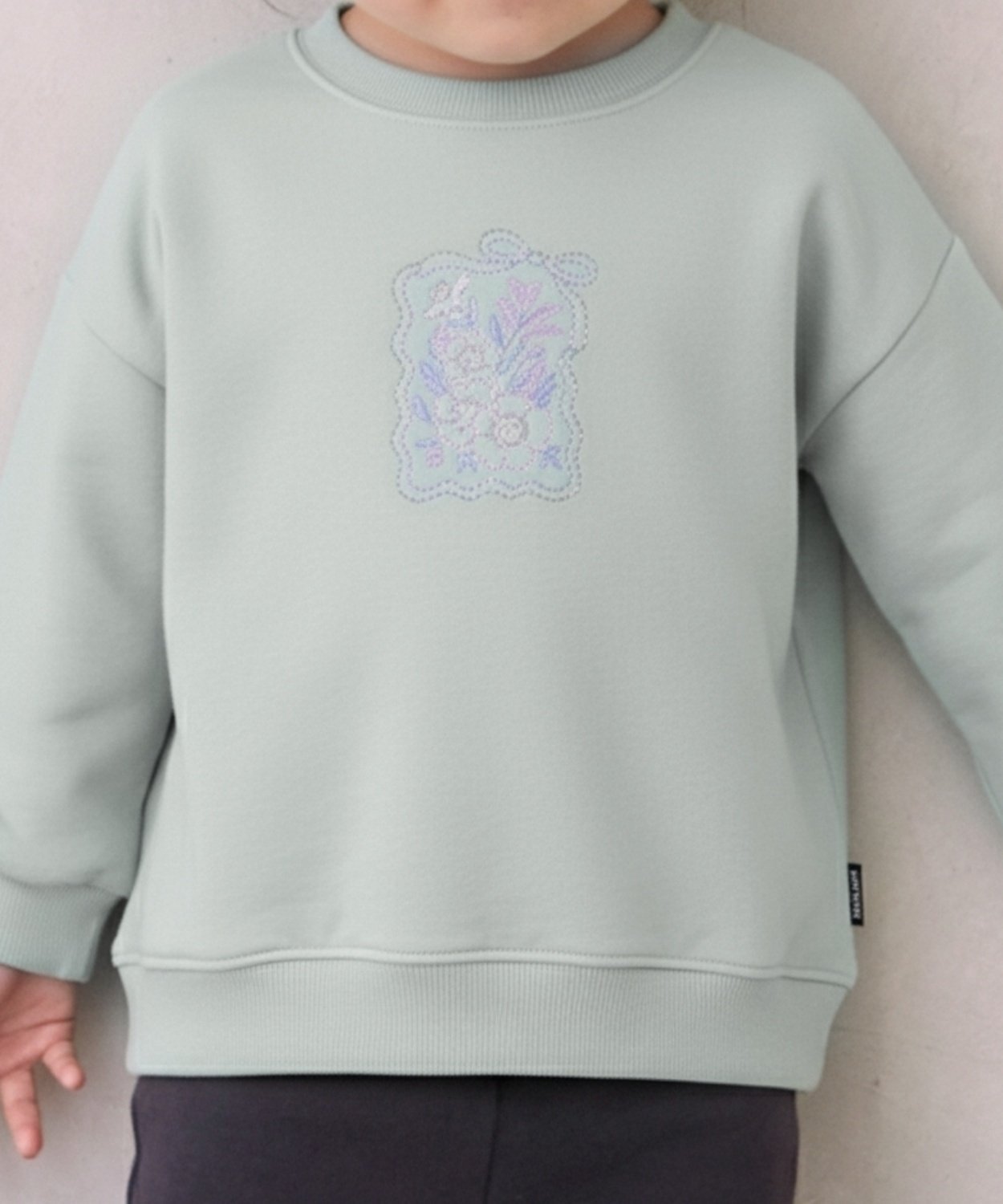 【ナルミヤ オンライン/NARUMIYA ONELINE / KIDS】の【プティプラ】GIRLSトレーナー インテリア・キッズ・メンズ・レディースファッション・服の通販 founy(ファニー) 　ファッション　Fashion　キッズファッション　Fashion for Kids　おすすめ　Recommended / Our Picks　シンプル　Simple, Minimal　トレーナー　Sweatshirt, Trainer　ポケット　Pocket, Pocket Detail　モチーフ　Motif, Design Theme　ライト グリーン|ID: prp329100004746684 ipo3291000000035158244