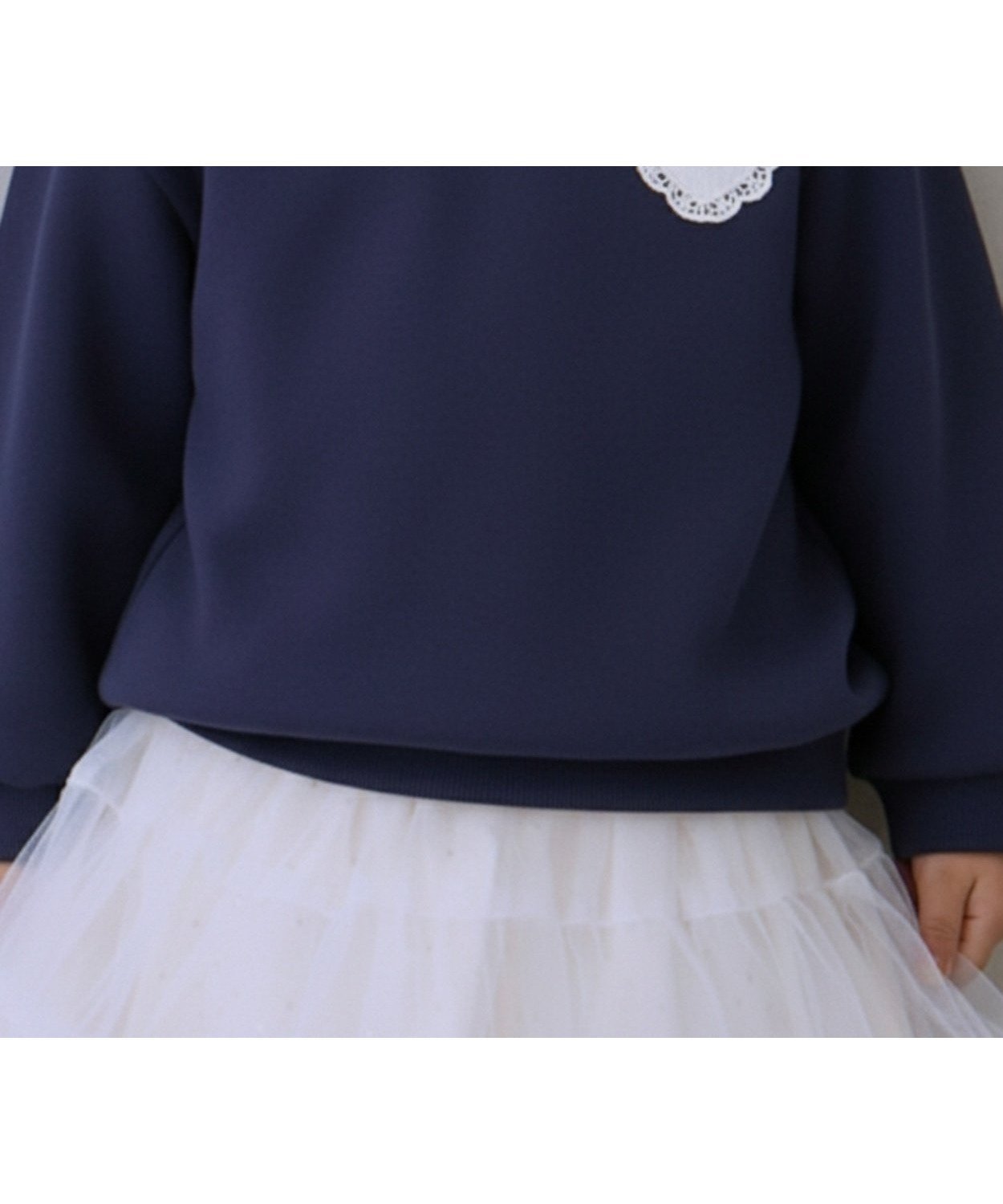 【ナルミヤ オンライン/NARUMIYA ONELINE / KIDS】の【プティプラ】GIRLSトレーナー インテリア・キッズ・メンズ・レディースファッション・服の通販 founy(ファニー) 　ファッション　Fashion　キッズファッション　Fashion for Kids　おすすめ　Recommended / Our Picks　シンプル　Simple, Minimal　トレーナー　Sweatshirt, Trainer　ポケット　Pocket, Pocket Detail　モチーフ　Motif, Design Theme　紺|ID: prp329100004746684 ipo3291000000035158246