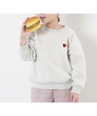 【デビロック/devirock / KIDS】のスフレスウェット ワンポイント刺繍 裏起毛 トレーナー トレーナー トップス 25AW 031-ハート-オートミール|ID: prp329100004746703 ipo3291000000034773669