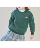 【デビロック/devirock / KIDS】のスフレスウェット ワンポイント刺繍 裏起毛 トレーナー トレーナー トップス 25AW 023-トラ-Dグリーン|ID: prp329100004746703 ipo3291000000034773672
