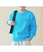 【デビロック/devirock / KIDS】のスフレスウェット ワンポイント刺繍 裏起毛 トレーナー トレーナー トップス 25AW 012-90s-ネオンブルー|ID: prp329100004746703 ipo3291000000034773674