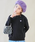 【デビロック/devirock / KIDS】のスフレスウェット ワンポイント刺繍 裏起毛 トレーナー トレーナー トップス 25AW 034-ハート-ブラック|ID: prp329100004746703 ipo3291000000034773675