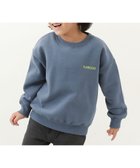 【デビロック/devirock / KIDS】のスフレスウェット ワンポイント刺繍 裏起毛 トレーナー トレーナー トップス 25AW 002-ロゴ-ブルーグレー|ID: prp329100004746703 ipo3291000000034773679