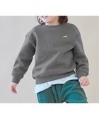 【デビロック/devirock / KIDS】のスフレスウェット ワンポイント刺繍 裏起毛 トレーナー トレーナー トップス 25AW 021-トラ-チャコール|ID: prp329100004746703 ipo3291000000035158448