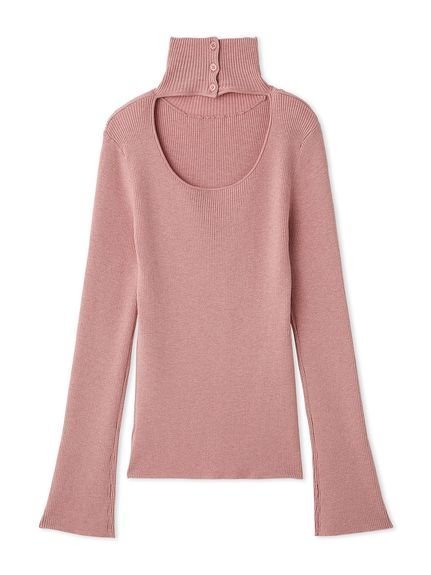【スナイデル/SNIDEL】の2wayハイネックプルオーバー インテリア・キッズ・メンズ・レディースファッション・服の通販 founy(ファニー) 　ファッション　Fashion　レディースファッション　Fashion for Women　トップス・カットソー　Cut & Sew Tops　カジュアルプルオーバー・ニットトップス　Pullovers & Knit Tops / Casual Pullovers　インナー　Innerwear　ウェーブ　Wavy Pattern　クロップド　Cropped, Short Length　シンプル　Simple, Minimal　ストレート　Straight, Straight Cut　スマート　Smart, Elegant　デコルテ　Décolleté, Neckline　トレンド　Trend, Trending Now　ハイネック　High Neck, Mock Neck　フィット　Fit, Slim Fit　フロント　Front, Front Design　リブニット　Rib Knit, Ribbed Knit　おすすめ　Recommended / Our Picks　PNK[066]|ID: prp329100004746746 ipo3291000000034317983