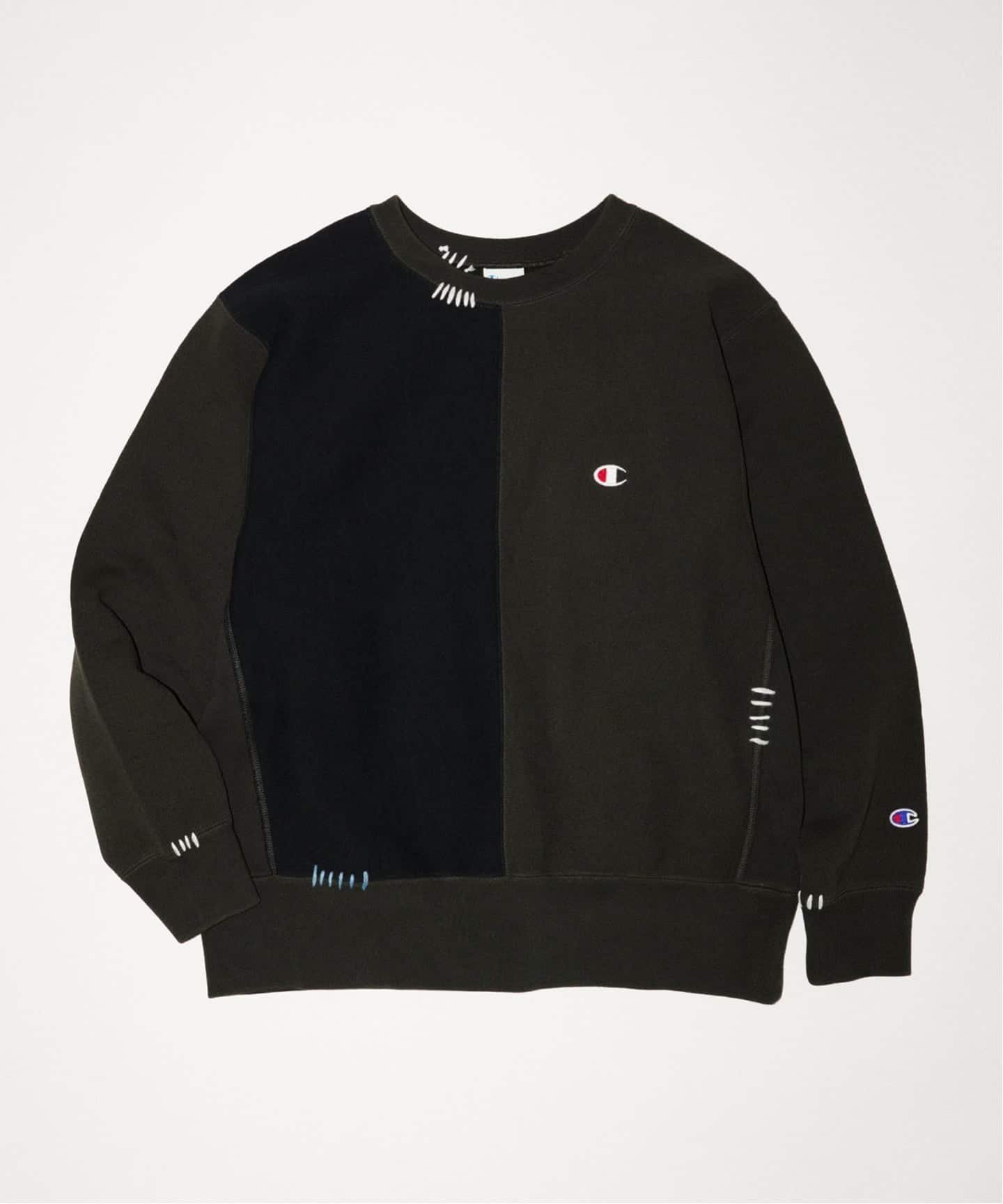 【ジャーナルスタンダード/JOURNAL STANDARD / MEN】のCHAMPION / チャンピオン 別注 ハンド ステッチ クルー スウェット インテリア・キッズ・メンズ・レディースファッション・服の通販 founy(ファニー)  ファッション Fashion メンズファッション Fashion for Men スウェット / スエット Sweatshirt, Sweatwear スタンダード Standard, Basic スポーツ Sports, Activewear 定番 Standard, Basic Item ニューヨーク New York, NYC Style ハンド Hand, Handmade 別注 Limited Edition, Custom Order ブラック A|ID: prp329100004746771 ipo3291000000034318264