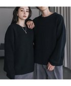 【ロッキーモンロー/Rocky Monroe】のオーバーサイズ畦編みクルーニットセーター 人気、トレンドファッション・服の通販 founy(ファニー) ファッション Fashion レディースファッション Fashion for Women トップス・カットソー Cut & Sew Tops ニット Knit Tops & Sweaters 畦編みニット・テクスチャードトップス Ribbed Knit Sweaters / Textured Knit Tops インナー Innerwear 畦 Ribbed Knit シンプル Simple, Minimal スラックス Slacks, Dress Pants デニム Denim, Jeans Material ハイネック High Neck, Mock Neck バランス Balance, Style Balance フェミニン Feminine, Girly メンズ Men's, Menswear リラックス Relax, Relaxed Fit 再入荷 Restock / Back in Stock おすすめ Recommended / Our Picks thumbnail ブラック|ID: prp329100004746804 ipo3291000000034513917