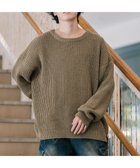 【ロッキーモンロー/Rocky Monroe】のオーバーサイズ畦編みクルーニットセーター 人気、トレンドファッション・服の通販 founy(ファニー) ファッション Fashion レディースファッション Fashion for Women トップス・カットソー Cut & Sew Tops ニット Knit Tops & Sweaters 畦編みニット・テクスチャードトップス Ribbed Knit Sweaters / Textured Knit Tops インナー Innerwear 畦 Ribbed Knit シンプル Simple, Minimal スラックス Slacks, Dress Pants デニム Denim, Jeans Material ハイネック High Neck, Mock Neck バランス Balance, Style Balance フェミニン Feminine, Girly メンズ Men's, Menswear リラックス Relax, Relaxed Fit 再入荷 Restock / Back in Stock おすすめ Recommended / Our Picks thumbnail ベージュ|ID: prp329100004746804 ipo3291000000034513919