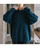 【ロッキーモンロー/Rocky Monroe】のオーバーサイズ畦編みクルーニットセーター 人気、トレンドファッション・服の通販 founy(ファニー) ファッション Fashion レディースファッション Fashion for Women トップス・カットソー Cut & Sew Tops ニット Knit Tops & Sweaters 畦編みニット・テクスチャードトップス Ribbed Knit Sweaters / Textured Knit Tops インナー Innerwear 畦 Ribbed Knit シンプル Simple, Minimal スラックス Slacks, Dress Pants デニム Denim, Jeans Material ハイネック High Neck, Mock Neck バランス Balance, Style Balance フェミニン Feminine, Girly メンズ Men's, Menswear リラックス Relax, Relaxed Fit 再入荷 Restock / Back in Stock おすすめ Recommended / Our Picks thumbnail B.グリーン|ID: prp329100004746804 ipo3291000000034513921