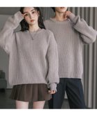 【ロッキーモンロー/Rocky Monroe】のオーバーサイズ畦編みクルーニットセーター 人気、トレンドファッション・服の通販 founy(ファニー) ファッション Fashion レディースファッション Fashion for Women トップス・カットソー Cut & Sew Tops ニット Knit Tops & Sweaters 畦編みニット・テクスチャードトップス Ribbed Knit Sweaters / Textured Knit Tops インナー Innerwear 畦 Ribbed Knit シンプル Simple, Minimal スラックス Slacks, Dress Pants デニム Denim, Jeans Material ハイネック High Neck, Mock Neck バランス Balance, Style Balance フェミニン Feminine, Girly メンズ Men's, Menswear リラックス Relax, Relaxed Fit 再入荷 Restock / Back in Stock おすすめ Recommended / Our Picks thumbnail グレー|ID: prp329100004746804 ipo3291000000034513925