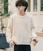 【ロッキーモンロー/Rocky Monroe】のオーバーサイズ畦編みクルーニットセーター 人気、トレンドファッション・服の通販 founy(ファニー) ファッション Fashion レディースファッション Fashion for Women トップス・カットソー Cut & Sew Tops ニット Knit Tops & Sweaters 畦編みニット・テクスチャードトップス Ribbed Knit Sweaters / Textured Knit Tops インナー Innerwear 畦 Ribbed Knit シンプル Simple, Minimal スラックス Slacks, Dress Pants デニム Denim, Jeans Material ハイネック High Neck, Mock Neck バランス Balance, Style Balance フェミニン Feminine, Girly メンズ Men's, Menswear リラックス Relax, Relaxed Fit 再入荷 Restock / Back in Stock おすすめ Recommended / Our Picks thumbnail オフ|ID: prp329100004746804 ipo3291000000034513934