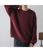 【ロッキーモンロー/Rocky Monroe】のオーバーサイズ畦編みクルーニットセーター 人気、トレンドファッション・服の通販 founy(ファニー) ファッション Fashion レディースファッション Fashion for Women トップス・カットソー Cut & Sew Tops ニット Knit Tops & Sweaters 畦編みニット・テクスチャードトップス Ribbed Knit Sweaters / Textured Knit Tops インナー Innerwear 畦 Ribbed Knit シンプル Simple, Minimal スラックス Slacks, Dress Pants デニム Denim, Jeans Material ハイネック High Neck, Mock Neck バランス Balance, Style Balance フェミニン Feminine, Girly メンズ Men's, Menswear リラックス Relax, Relaxed Fit 再入荷 Restock / Back in Stock おすすめ Recommended / Our Picks thumbnail ワイン|ID: prp329100004746804 ipo3291000000034513938