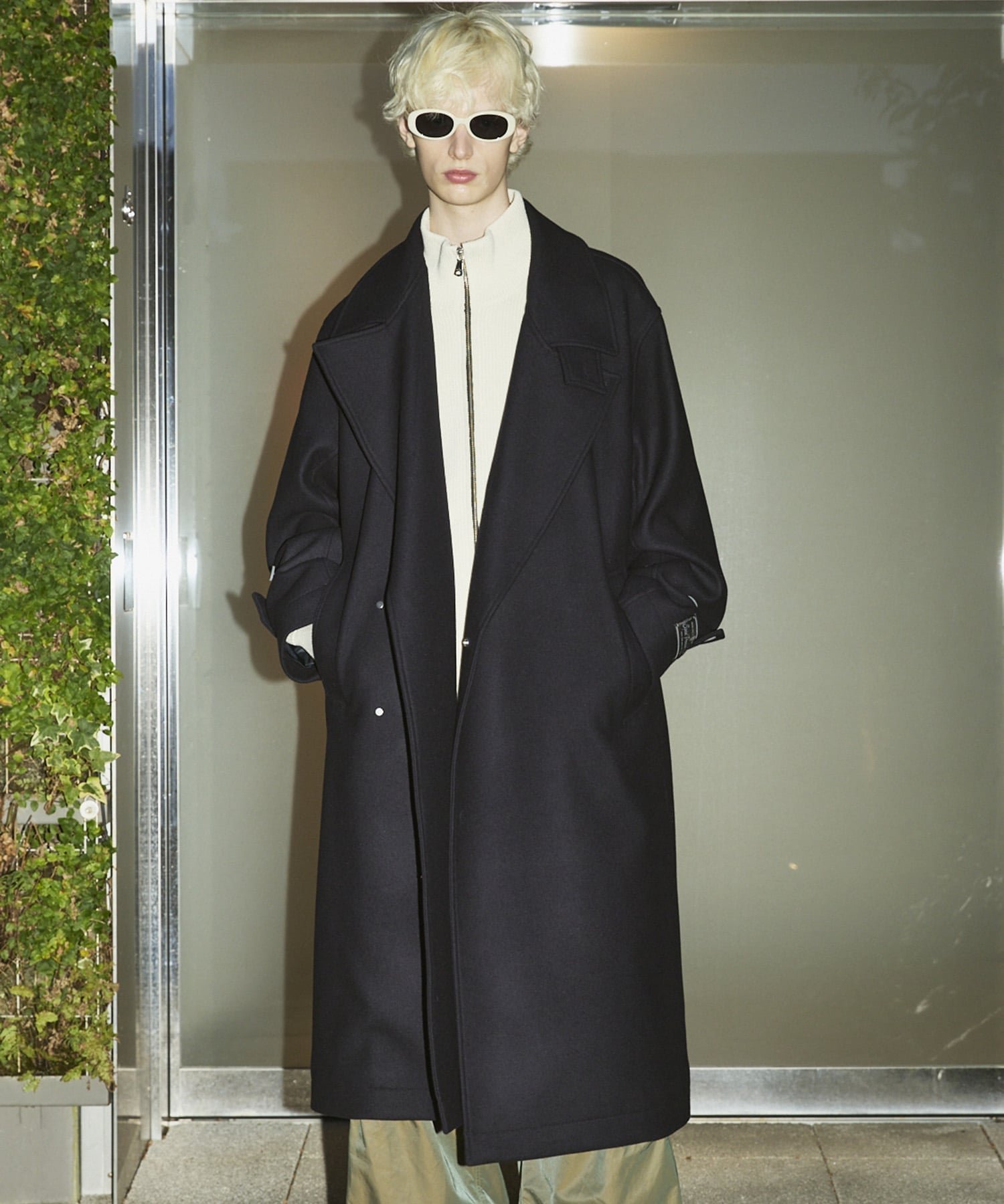 【メゾンスペシャル/MAISON SPECIAL】のSuper140s Prime-Over Melton Double Breasted Coat インテリア・キッズ・メンズ・レディースファッション・服の通販 founy(ファニー) ファッション Fashion レディースファッション Fashion for Women アウター Coat / Outerwear Collection コート・ロングコート・ピーコート Long Coats, Peacoats & More アウトドア Outdoor Clothing ヴィンテージ Vintage Style スタンド Stand Collar, Upright Stand スリーブ Sleeve, Long Sleeve / Short Sleeve ダブル Double, Double-Breasted ドレープ Drape, Draping Fabric パターン Pattern, Design Print フロント Front, Front Design 防寒 Cold Protection, Winter-Ready ミリタリー Military, Army Style メルトン Melton, Heavy Wool ラグジュアリー Luxury, Elegant リラックス Relax, Relaxed Fit ワーク Workwear, Utility Style エレガント 上品 Elegant NVY|ID: prp329100004746815 ipo3291000000034838410