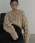 【ヘラム/hellam】のポップコーンハンドニット 人気、トレンドファッション・服の通販 founy(ファニー) ファッション Fashion レディースファッション Fashion for Women トップス・カットソー Cut & Sew Tops ニット Knit Tops & Sweaters thumbnail アイボリー|ID: prp329100004746821 ipo3291000000034670552