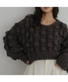 【ヘラム/hellam】のポップコーンハンドニット 人気、トレンドファッション・服の通販 founy(ファニー) ファッション Fashion レディースファッション Fashion for Women トップス・カットソー Cut & Sew Tops ニット Knit Tops & Sweaters thumbnail チャコール|ID: prp329100004746821 ipo3291000000034670556