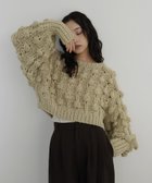 【ヘラム/hellam】のポップコーンハンドニット 人気、トレンドファッション・服の通販 founy(ファニー) ファッション Fashion レディースファッション Fashion for Women トップス・カットソー Cut & Sew Tops ニット Knit Tops & Sweaters thumbnail オリーブ|ID: prp329100004746821 ipo3291000000034670559