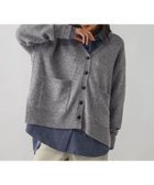 【グローバルワーク/GLOBAL WORK】のフワフワHugmeVネックカーディガン/571330 WEB限定/ミドルグレー15|ID:prp329100004746826