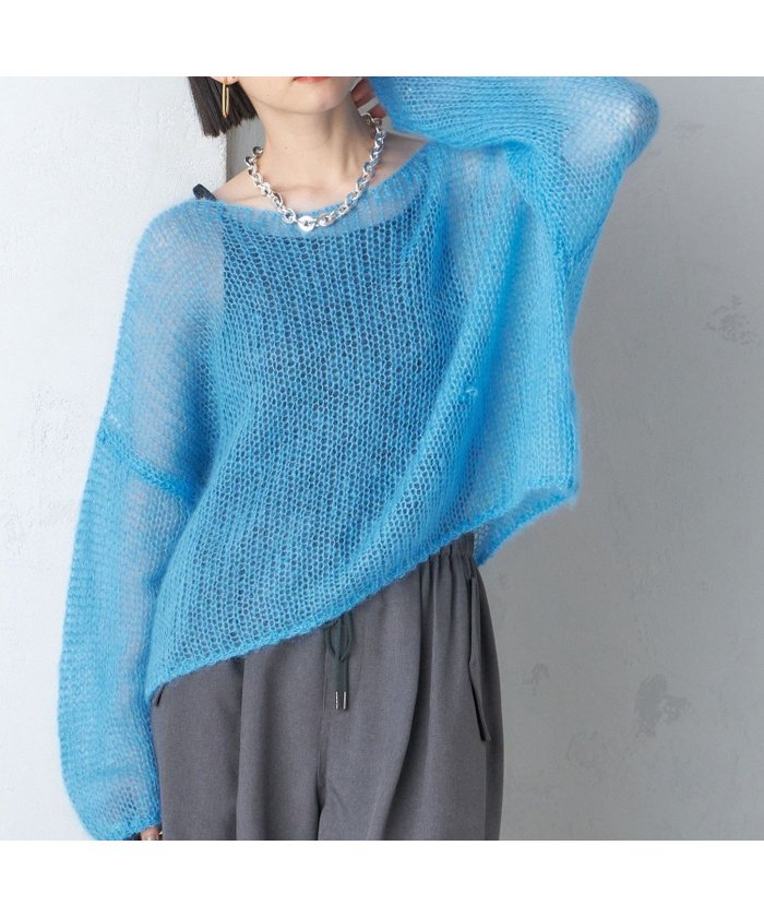 【シップス フォー ウィメン/SHIPS】のモヘヤ メッシュ プルオーバー インテリア・キッズ・メンズ・レディースファッション・服の通販 founy(ファニー) https://founy.com/ ファッション Fashion レディースファッション Fashion for Women トップス・カットソー Cut & Sew Tops カジュアルプルオーバー・ニットトップス Pullovers & Knit Tops / Casual Pullovers おすすめ Recommended / Our Picks メッシュ Mesh, Net Fabric |ID: prp329100004746846 ipo3291000000034319118