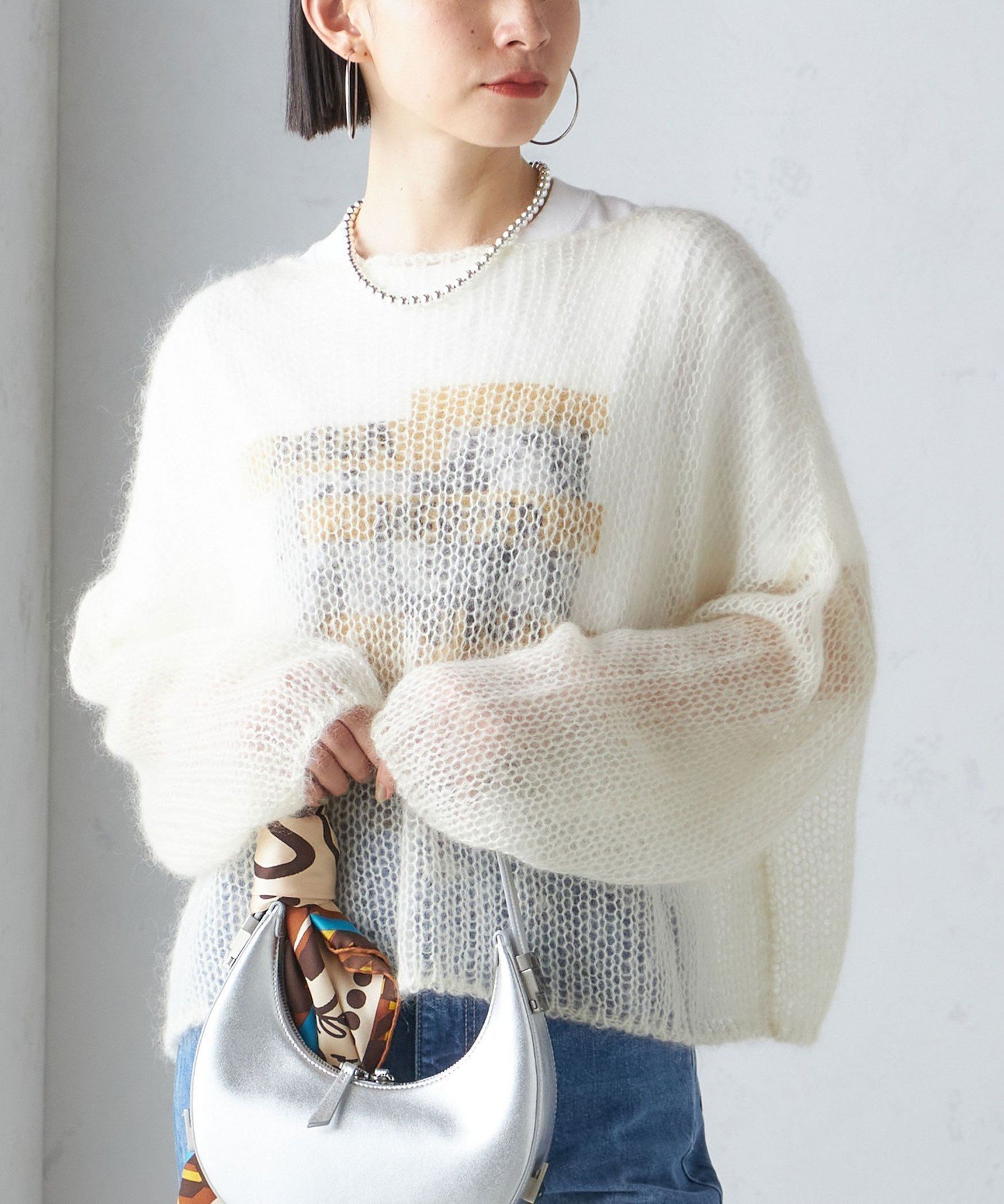 【シップス フォー ウィメン/SHIPS】のモヘヤ メッシュ プルオーバー インテリア・キッズ・メンズ・レディースファッション・服の通販 founy(ファニー)  ファッション Fashion レディースファッション Fashion for Women トップス・カットソー Cut & Sew Tops カジュアルプルオーバー・ニットトップス Pullovers & Knit Tops / Casual Pullovers おすすめ Recommended / Our Picks メッシュ Mesh, Net Fabric オフホワイト|ID: prp329100004746846 ipo3291000000034319124