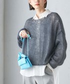 【シップス フォー ウィメン/SHIPS】のモヘヤ メッシュ プルオーバー ダークグレー|ID: prp329100004746846 ipo3291000000034319127