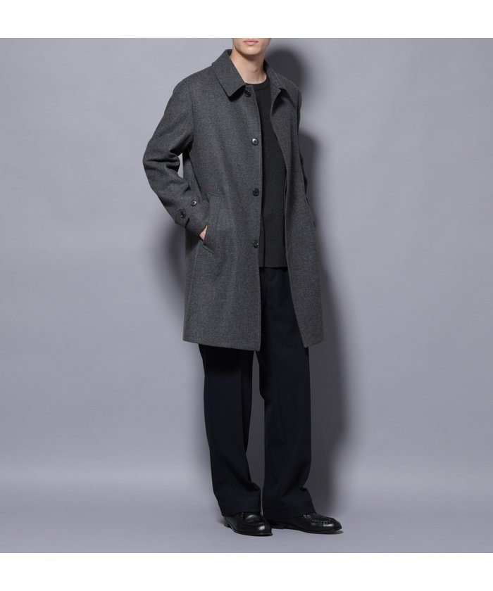 【ナノ ユニバース/nano universe / MEN】のウール/Nメルトンステンカラーコート インテリア・キッズ・メンズ・レディースファッション・服の通販 founy(ファニー) https://founy.com/ ファッション Fashion メンズファッション Fashion for Men ジャケット Jacket, Outerwear スーツ Suit, Formalwear ツイル Twist, Twisted Detail デニム Denim, Jeans Material フィット Fit, Slim Fit フロント Front, Front Design 別注 Limited Edition, Custom Order メルトン Melton, Heavy Wool モノトーン Monotone, Black and White アウトレット Outlet / Clearance おすすめ Recommended / Our Picks ビジネス 仕事 通勤 Business / Work / Commuting 2025年 2025 2025-2026秋冬・A/W Autumn/Winter 2025–26 AW25–26 |ID: prp329100004746882 ipo3291000000034356314