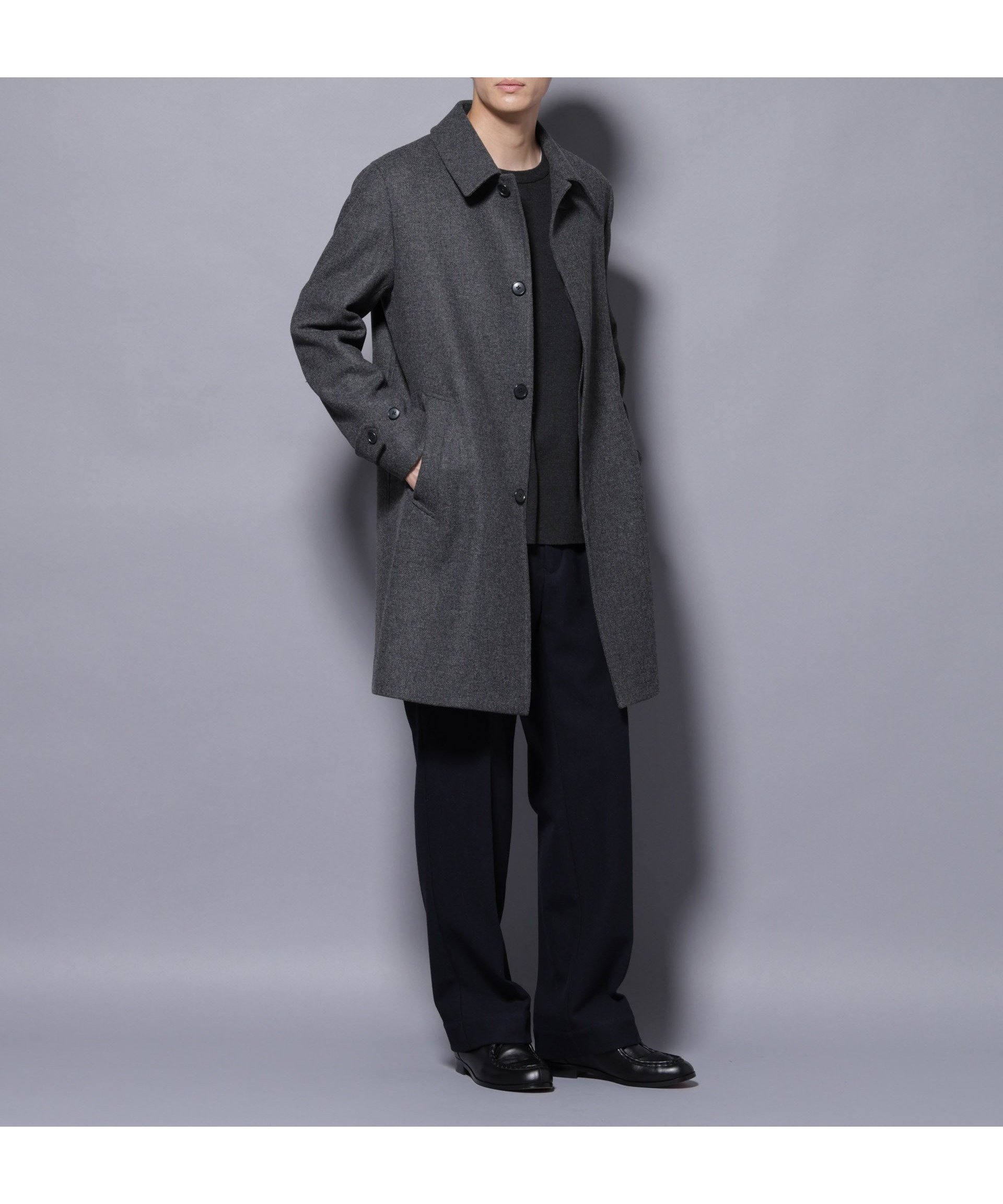 【ナノ ユニバース/nano universe / MEN】のウール/Nメルトンステンカラーコート 人気、トレンドファッション・服の通販 founy(ファニー)  ファッション Fashion メンズファッション Fashion for Men ジャケット Jacket, Outerwear スーツ Suit, Formalwear ツイル Twist, Twisted Detail デニム Denim, Jeans Material フィット Fit, Slim Fit フロント Front, Front Design 別注 Limited Edition, Custom Order メルトン Melton, Heavy Wool モノトーン Monotone, Black and White アウトレット Outlet / Clearance おすすめ Recommended / Our Picks ビジネス 仕事 通勤 Business / Work / Commuting 2025年 2025 2025-2026秋冬・A/W Autumn/Winter 2025–26 AW25–26  other-1|ID: prp329100004746882 ipo3291000000034356314