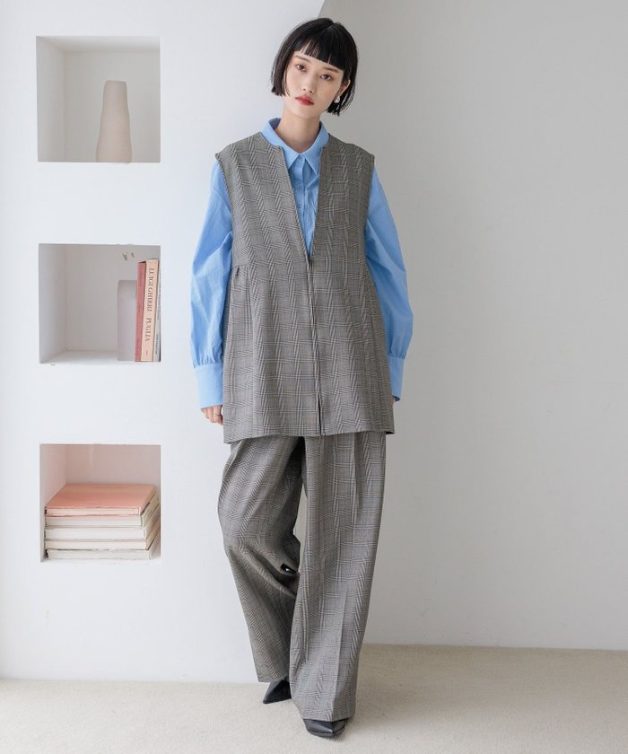 【ローリーズファーム/LOWRYS FARM】のラナテックベスト インテリア・キッズ・メンズ・レディースファッション・服の通販 founy(ファニー) https://founy.com/ ファッション Fashion レディースファッション Fashion for Women アウター Coat / Outerwear Collection トップス・カットソー Cut & Sew Tops ベスト&ジレ / 重ね着スタイル Vests & Gilets おすすめ Recommended / Our Picks ギャザー Gathered, Ruffled シンプル Simple, Minimal セットアップ Set-Up, Coordinated Outfit フレア Flare, Flared ベスト Vest, Waistcoat ペプラム Peplum, Flared Hem ポケット Pocket, Pocket Detail |ID: prp329100004746937 ipo3291000000034645232