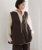 【ローリーズファーム/LOWRYS FARM】のラナテックベスト ブラウンチェック|ID: prp329100004746937 ipo3291000000034645235