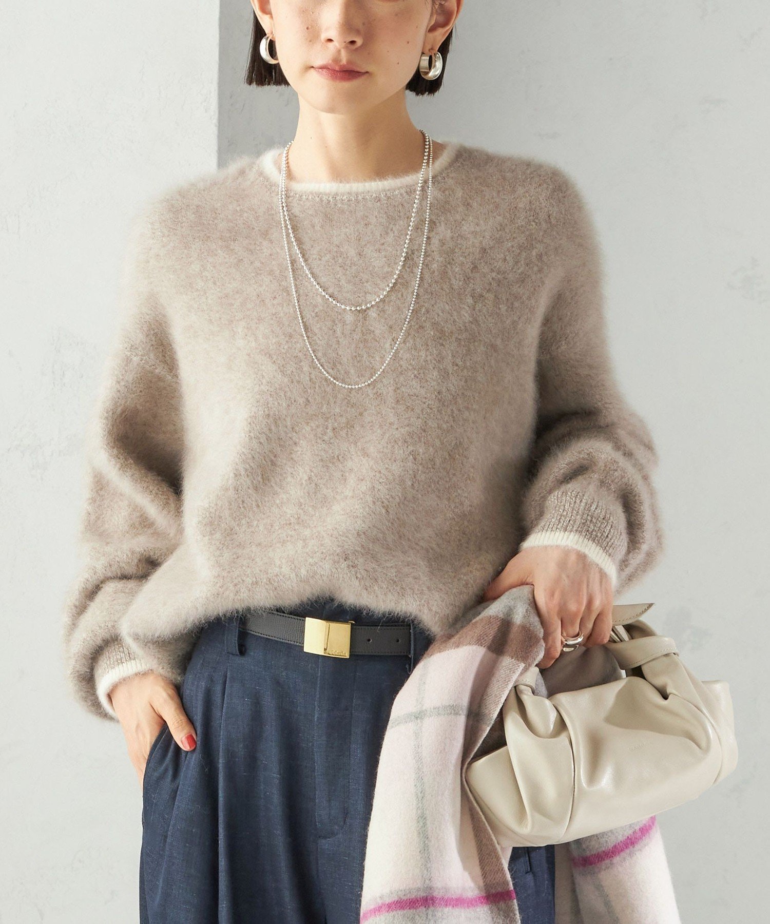 【シップス フォー ウィメン/SHIPS】の杢 フォックス カシミヤ クルーネック ニット プルオーバー 人気、トレンドファッション・服の通販 founy(ファニー) ファッション Fashion レディースファッション Fashion for Women トップス・カットソー Cut & Sew Tops ニット Knit Tops & Sweaters カジュアルプルオーバー・ニットトップス Pullovers & Knit Tops / Casual Pullovers サテン Satin, Glossy Fabric シンプル Simple, Minimal スラックス Slacks, Dress Pants ダウン Down, Puffer デニム Denim, Jeans Material フォックス Fox, Fox Fur ポケット Pocket, Pocket Detail 別注 Limited Edition, Custom Order エレガント 上品 Elegant 2025年 2025 2025-2026秋冬・A/W Autumn/Winter 2025–26 AW25–26 other-1|ID: prp329100004746941 ipo3291000000034808581