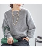 【シップス フォー ウィメン/SHIPS】の杢 フォックス カシミヤ クルーネック ニット プルオーバー ライトグレー|ID: prp329100004746941 ipo3291000000034808584