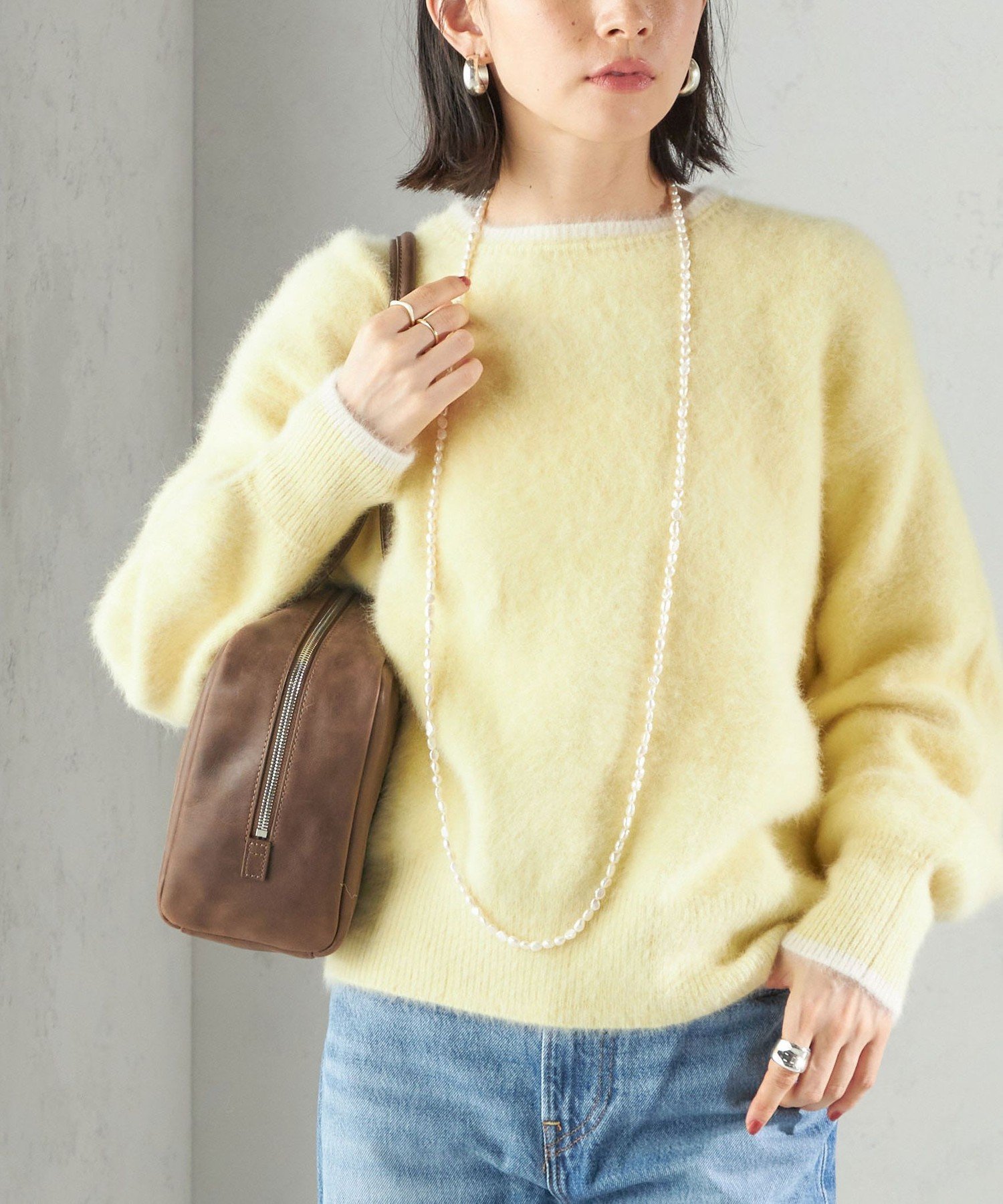 【シップス フォー ウィメン/SHIPS】の杢 フォックス カシミヤ クルーネック ニット プルオーバー インテリア・キッズ・メンズ・レディースファッション・服の通販 founy(ファニー) ファッション Fashion レディースファッション Fashion for Women トップス・カットソー Cut & Sew Tops ニット Knit Tops & Sweaters カジュアルプルオーバー・ニットトップス Pullovers & Knit Tops / Casual Pullovers サテン Satin, Glossy Fabric シンプル Simple, Minimal スラックス Slacks, Dress Pants ダウン Down, Puffer デニム Denim, Jeans Material フォックス Fox, Fox Fur ポケット Pocket, Pocket Detail 別注 Limited Edition, Custom Order エレガント 上品 Elegant 2025年 2025 2025-2026秋冬・A/W Autumn/Winter 2025–26 AW25–26 クリーム|ID: prp329100004746941 ipo3291000000034808585