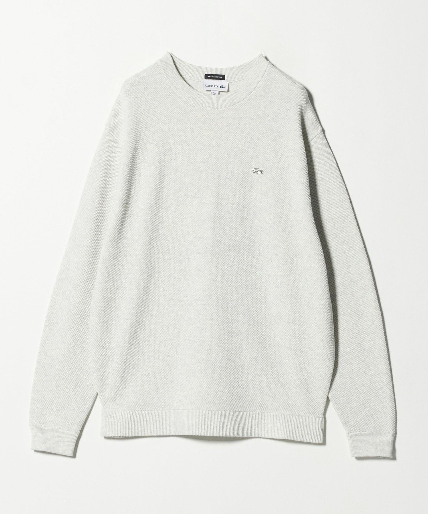 【ビューティ&ユース ユナイテッドアローズ/BEAUTY&YOUTH / UNITED ARROWS / MEN】のLACOSTE for BEAUTY YOUTH クルーネック スウェット インテリア・キッズ・メンズ・レディースファッション・服の通販 founy(ファニー)  ファッション Fashion メンズファッション Fashion for Men スウェット / スエット Sweatshirt, Sweatwear フランス France, French ポロシャツ Polo Shirt, Collared Tee 別注 Limited Edition, Custom Order メンズ Men's, Menswear A/W・秋冬 Autumn/Winter エレガント 上品 Elegant LT.GRAY|ID: prp329100004746949 ipo3291000000034320028