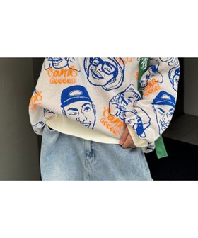 【チャオパニックティピー/CIAOPANIC TYPY】の【SOUNDS GOOOOD】アソートフェイス柄ファンキーニット 人気、トレンドファッション・服の通販 founy(ファニー) ファッション Fashion レディースファッション Fashion for Women トップス・カットソー Cut & Sew Tops ニット Knit Tops & Sweaters イラスト Illustration カーゴパンツ Cargo Pants, Utility Pants シンプル Simple, Minimal ジャケット Jacket, Outerwear スウェット / スエット Sweatshirt, Sweatwear デニム Denim, Jeans Material ニットソー Knit-Sewn, Cut & Sew Knit プリント Print, Printed Pattern ベスト Vest, Waistcoat ボトム Bottoms, Lower Wear ミックス Mix, Mixed Style おすすめ Recommended / Our Picks |ID:prp329100004746955