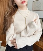 【モーメントプラス/moment+ / MEN】の12G ボトルネックリブカラーリブニットプルオーバー アイボリー|ID: prp329100004746983 ipo3291000000034586157