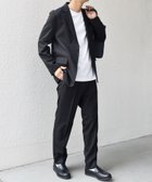 【シップス/SHIPS / MEN】のSHIPS any 洗濯機可能/抗ピリング ウールライク オールシーズン セットアップ ジャケット イージーパンツ 人気、トレンドファッション・服の通販 founy(ファニー) ファッション Fashion メンズファッション Fashion for Men ボトムス Bottoms インナー Innerwear ジャケット Jacket, Outerwear ストレッチ Stretch, Stretchy Fabric スーツ Suit, Formalwear セットアップ Set-Up, Coordinated Outfit ダウン Down, Puffer エレガント 上品 Elegant ビジネス 仕事 通勤 Business / Work / Commuting thumbnail ブラック|ID: prp329100004746986 ipo3291000000034320385