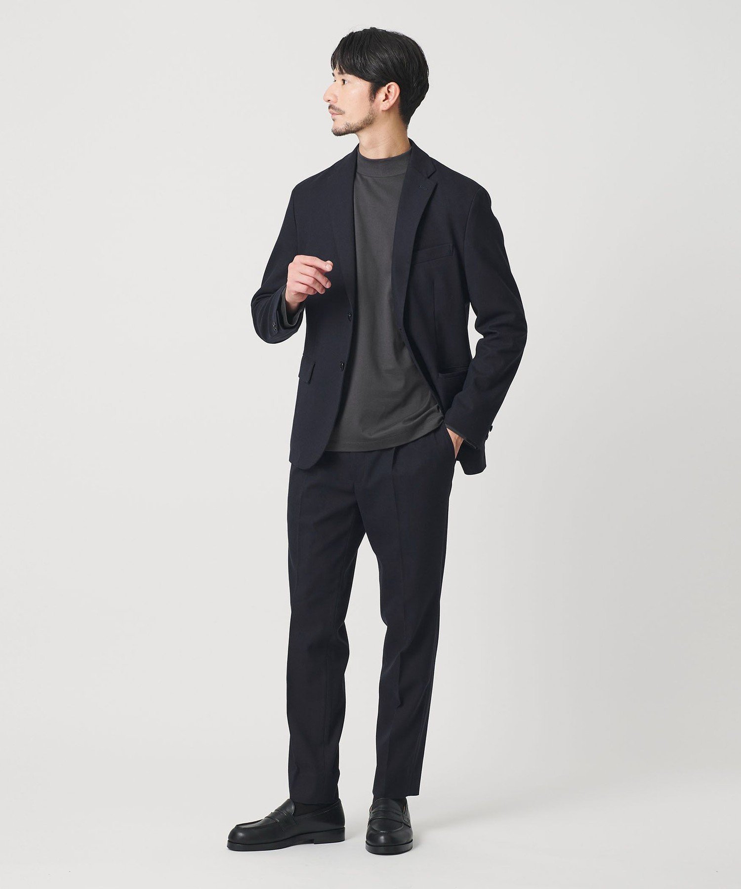 【ビューティ&ユース ユナイテッドアローズ/BEAUTY&YOUTH / UNITED ARROWS / MEN】の【WEB限定 WARDROBE SMART】DELEGANT サキソニー セットアップ/ジャケット イージーパンツ 人気、トレンドファッション・服の通販 founy(ファニー) 　ファッション　Fashion　メンズファッション　Fashion for Men　ボトムス　Bottoms　インナー　Innerwear　秋　Autumn　コイン　Coin, Coin Design　シェイプ　Shape, Slim Fit　ショルダー　Shoulder, Shoulder Strap　ジャケット　Jacket, Outerwear　ストレッチ　Stretch, Stretchy Fabric　スマート　Smart, Elegant　セットアップ　Set-Up, Coordinated Outfit　バランス　Balance, Style Balance　ファブリック　Fabric, Textile　フィット　Fit, Slim Fit　フラップ　Flap, Flap Pocket　フランス　France, French　プリーツ　Pleats, Pleated　ポケット　Pocket, Pocket Detail　冬　Winter / This Winter　おすすめ　Recommended / Our Picks　エレガント 上品　Elegant　 other-1|ID: prp329100004747351 ipo3291000000034325287